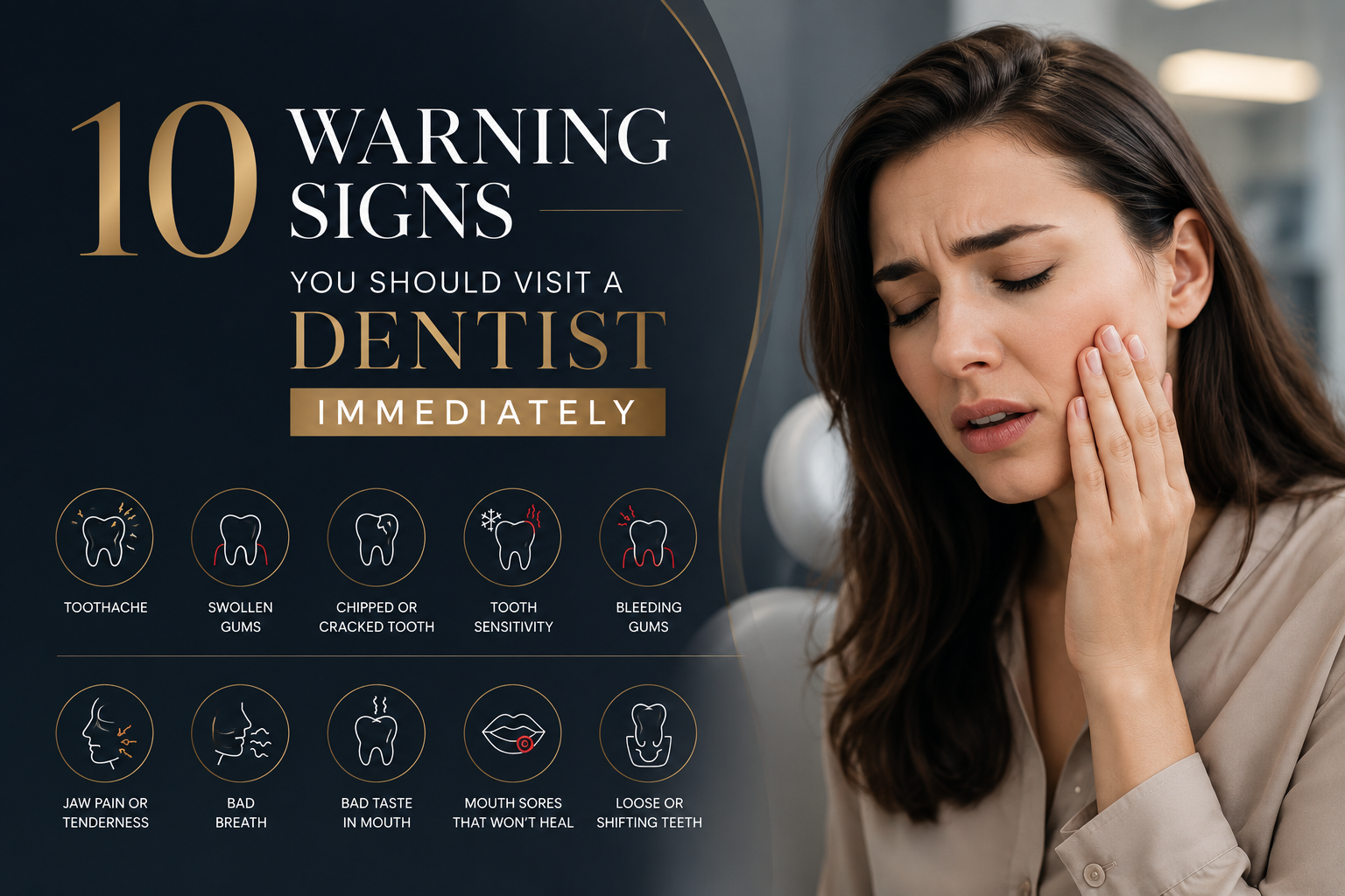 10 Warning Signs You Should Visit a Dentist Immediately