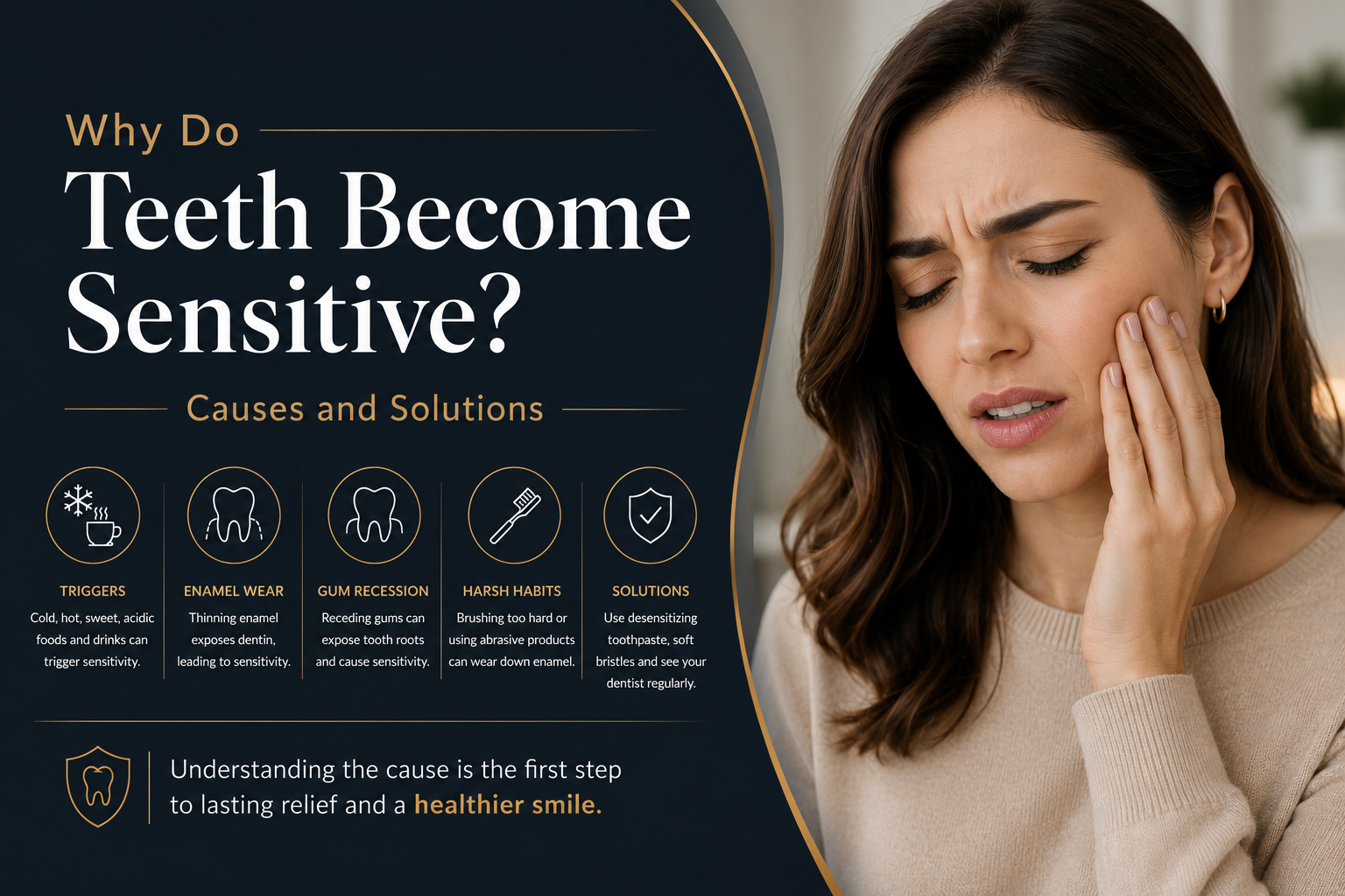 Why Do Teeth Become Sensitive? Causes and Solutions